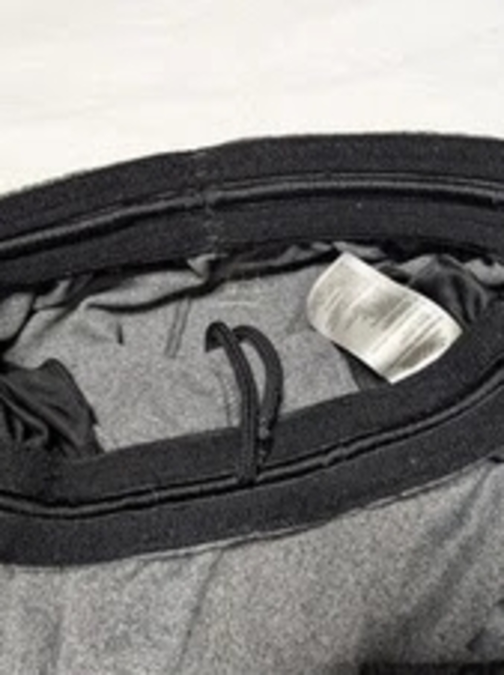 Adidas Tricot Joggers Mens Large Side Stripes Ankle Cuffs Drawstring Gray + Blac - Picture 5 of 15